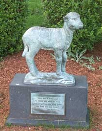 Mary s Little Lamb Statue Sterling Ma